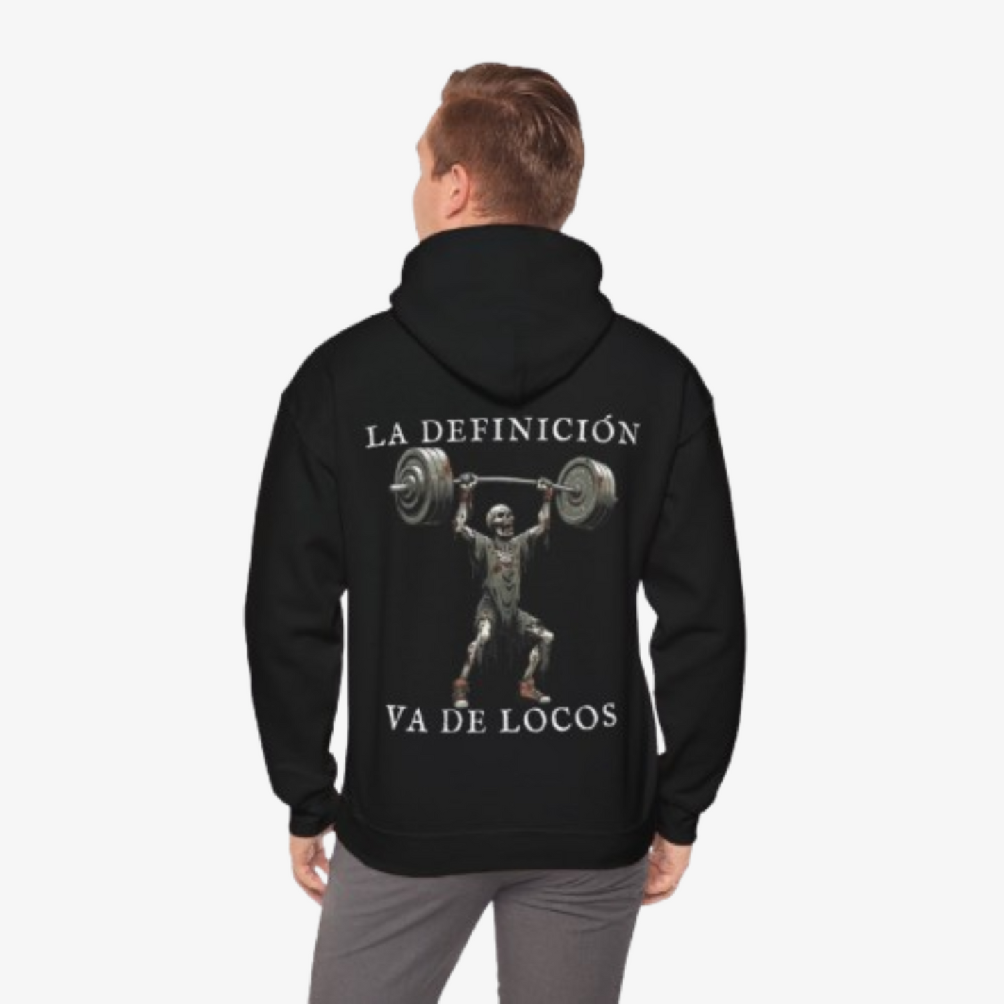 SUDADERA ´SOLO TENGO DOS COSAS DEUDAS Y MÚSCULOS´