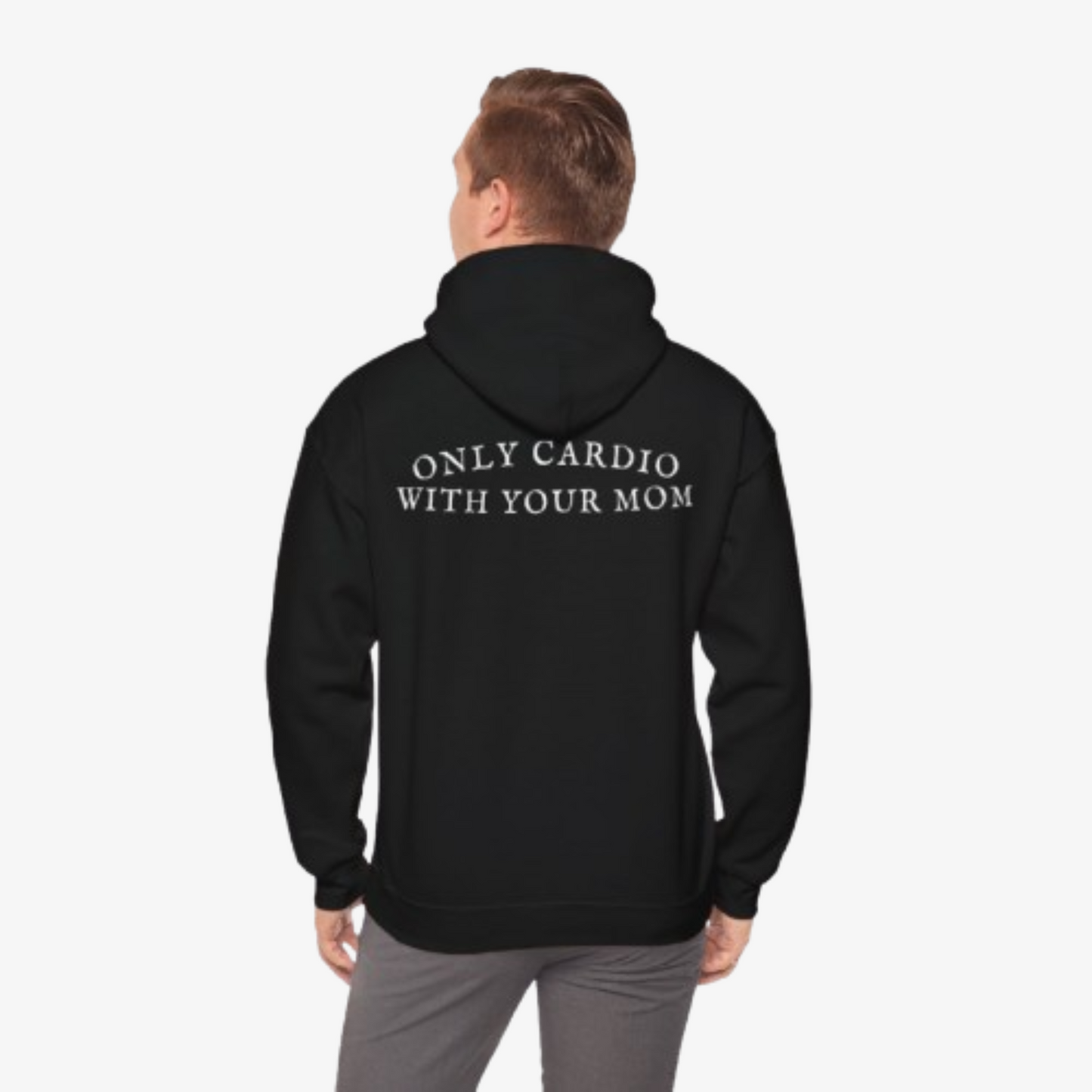 SUDADERA ´ONLY CARDIO WITH YOUR MOM´
