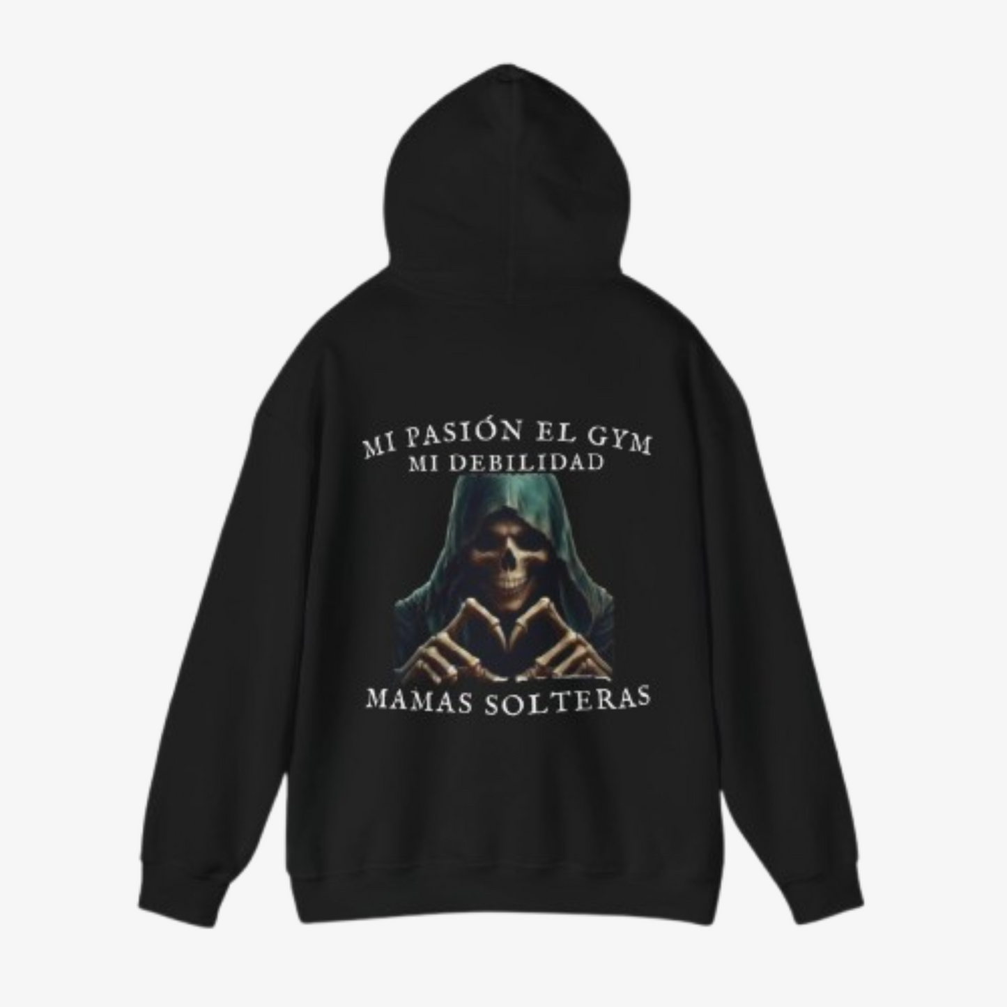 SUDADERA ´MI PASIÓN EL GYM MI DEBILIDAD MAMAS SOLTERAS´