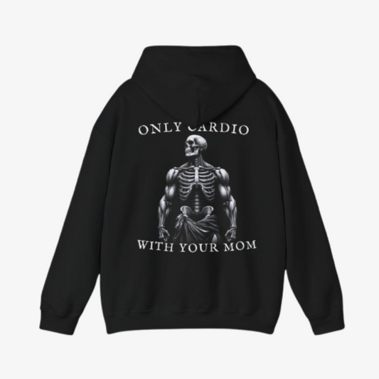 SUDADERA ´ONLY CARDIO WITH YOUR MOM´